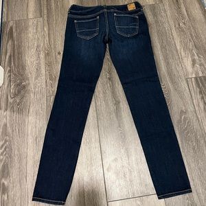 American eagle dark blue jeans size 0